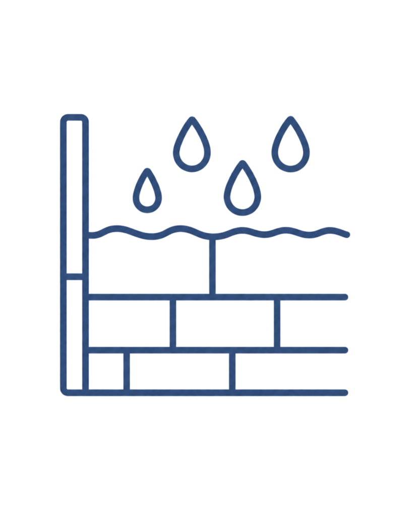 Damp patches on walls